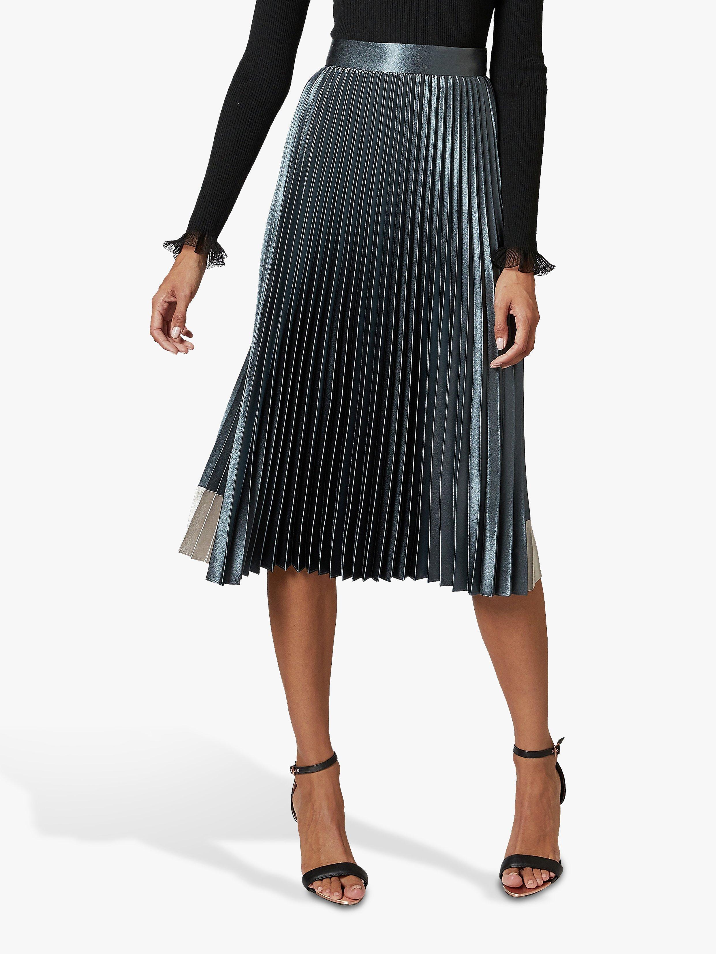 Pleated midi skirt ted baker best sale
