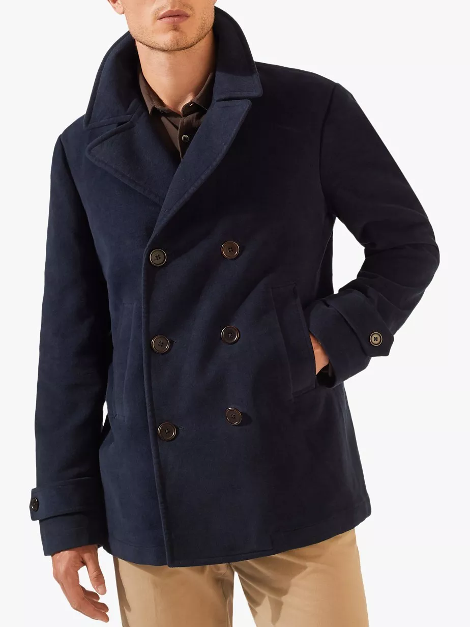 Moleskin peacoat store