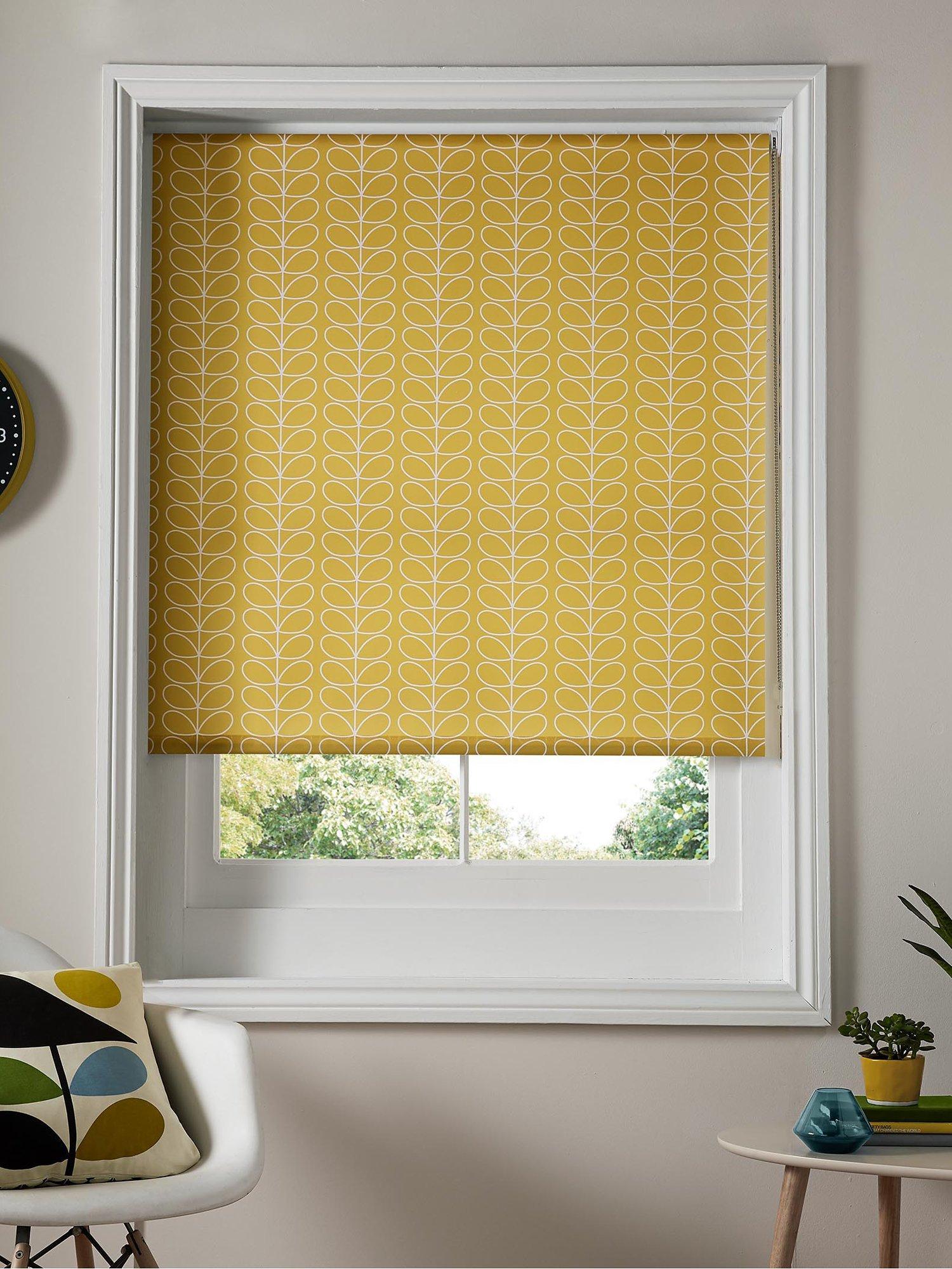Orla Kiely Linear Stem Roller Blind, Dandelion, W180 x Drop 162cm