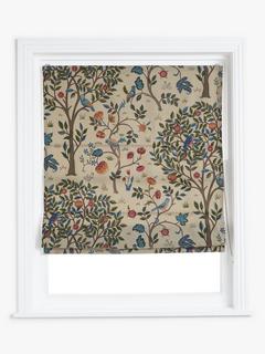 Morris & Co. Kelmscott Tree Roman Blind, Multi, W180 x Drop 140cm