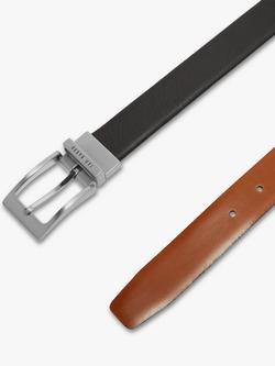 Ted Baker Karmer Reversible Leather Belt - view 2, Black