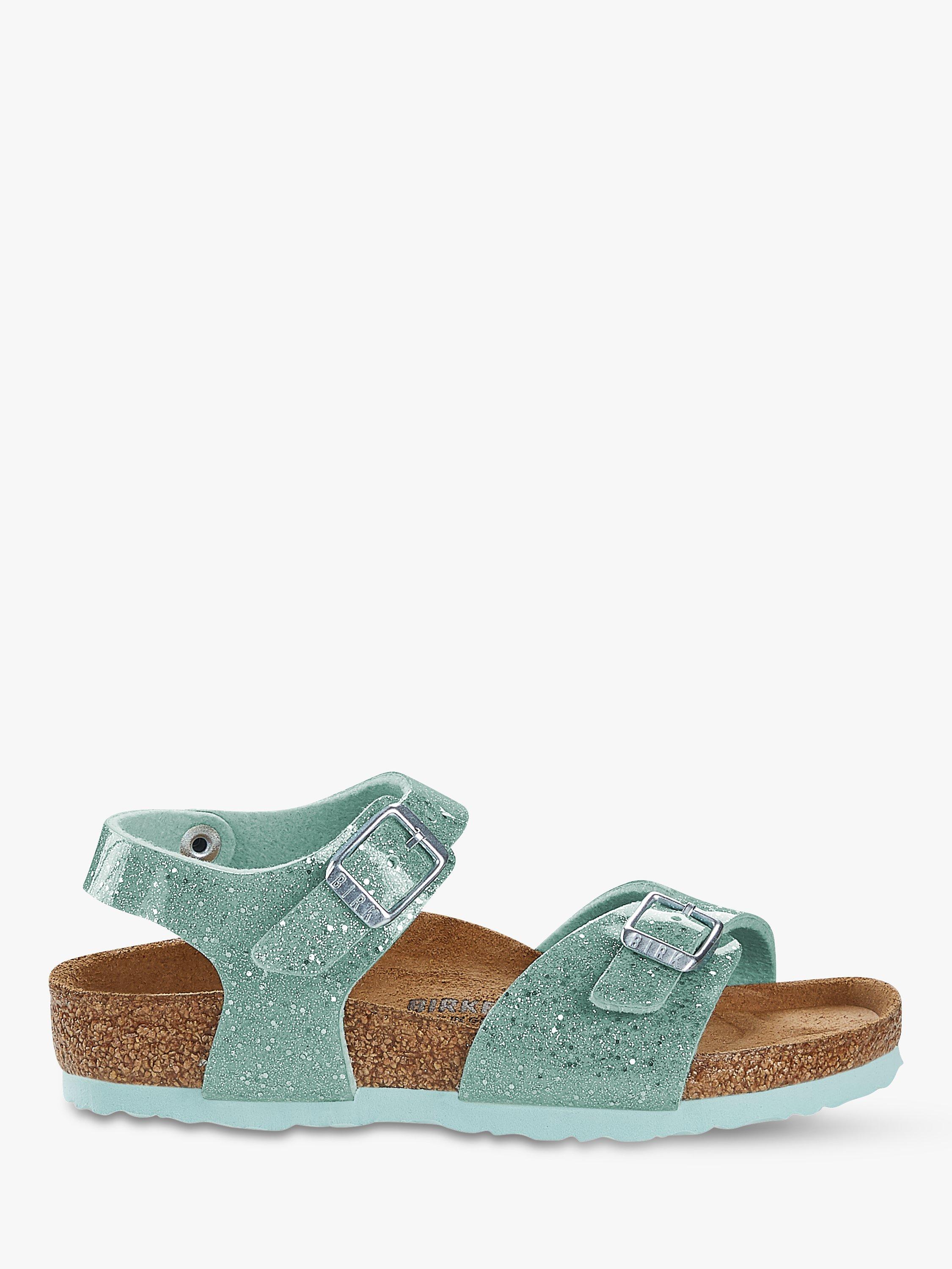 Birkenstock Children's Rio Glitter Buckle Sandals, Cosmic Sparkle Mineral