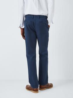John Lewis Essential Straight Cut Chinos - view 2, Navy