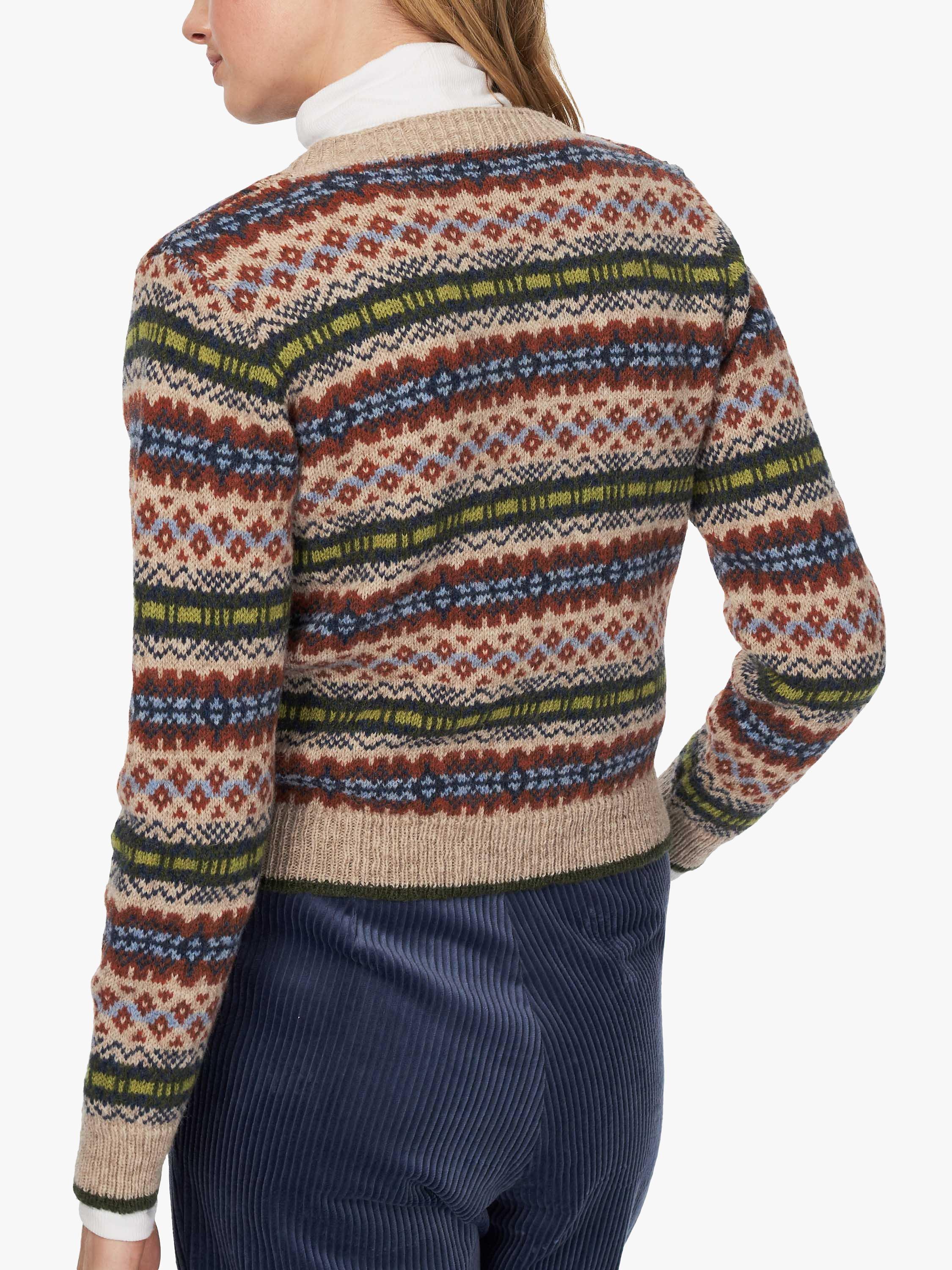 Brora Lambswool Fair Isle Cardigan
