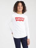 Levi's Kids' Bat Logo T-Shirt, White