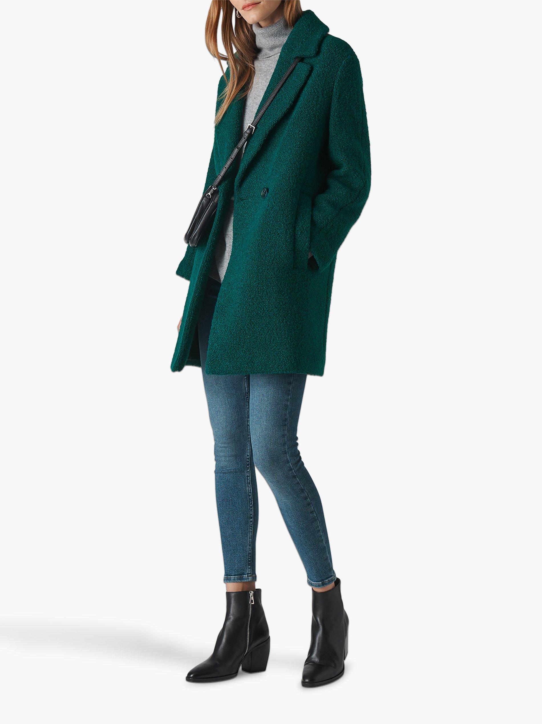 Whistles Boucle Double Breasted Coat