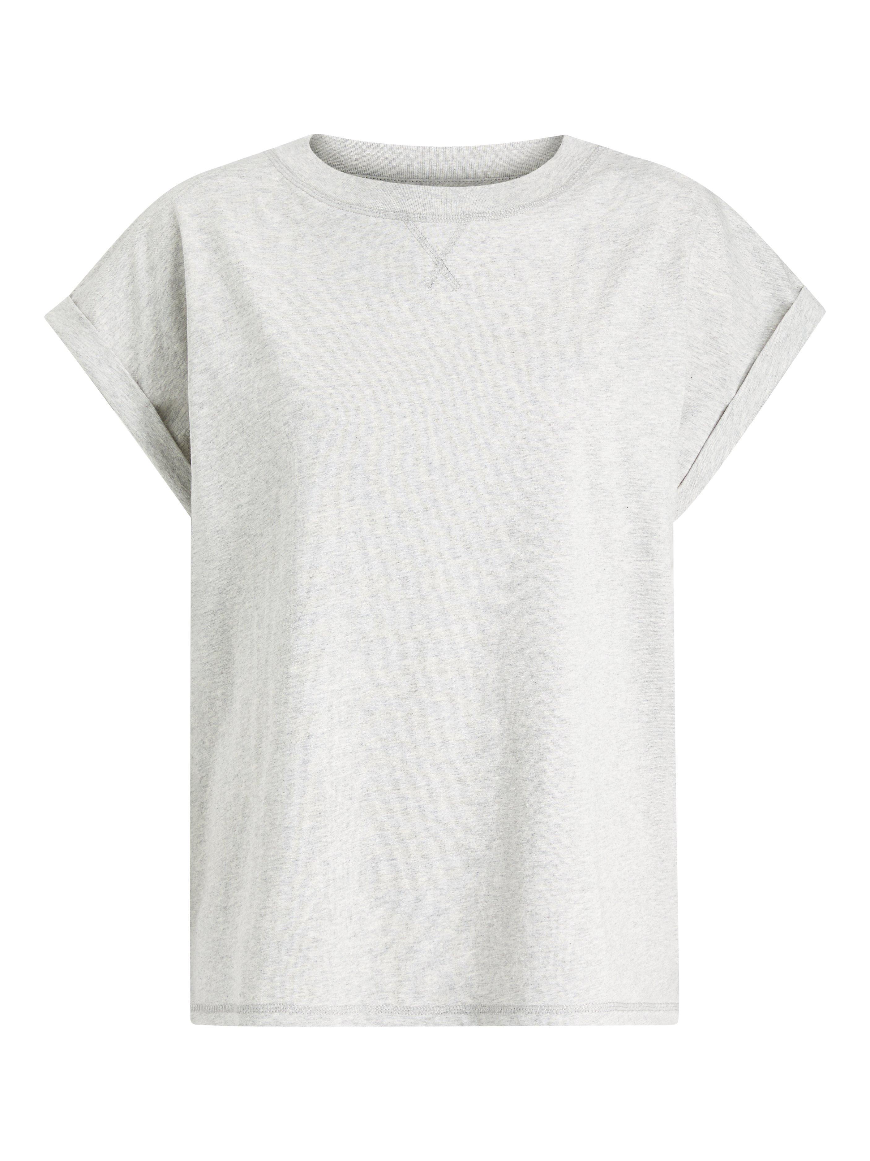 Product image 4 of 6, which shows AND/OR Cotton Tank T-Shirt, Grey Marl, 6