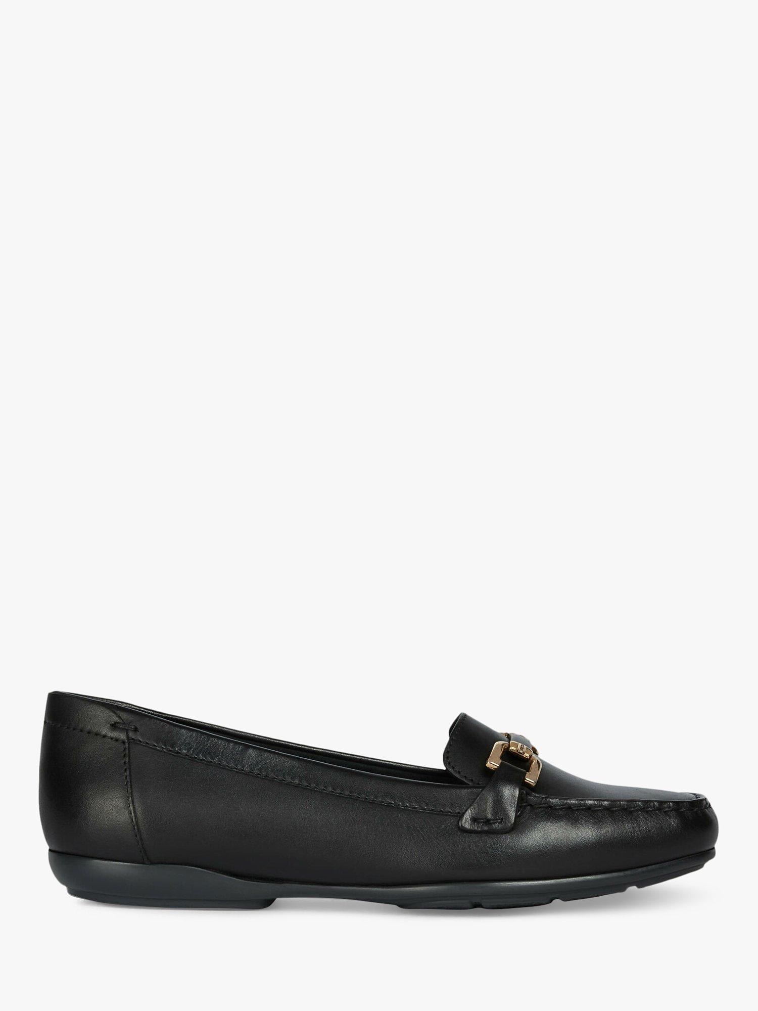 Product image 1 of 7, which shows Geox Women's Annytah Leather Moccasins, Black, Black, 3