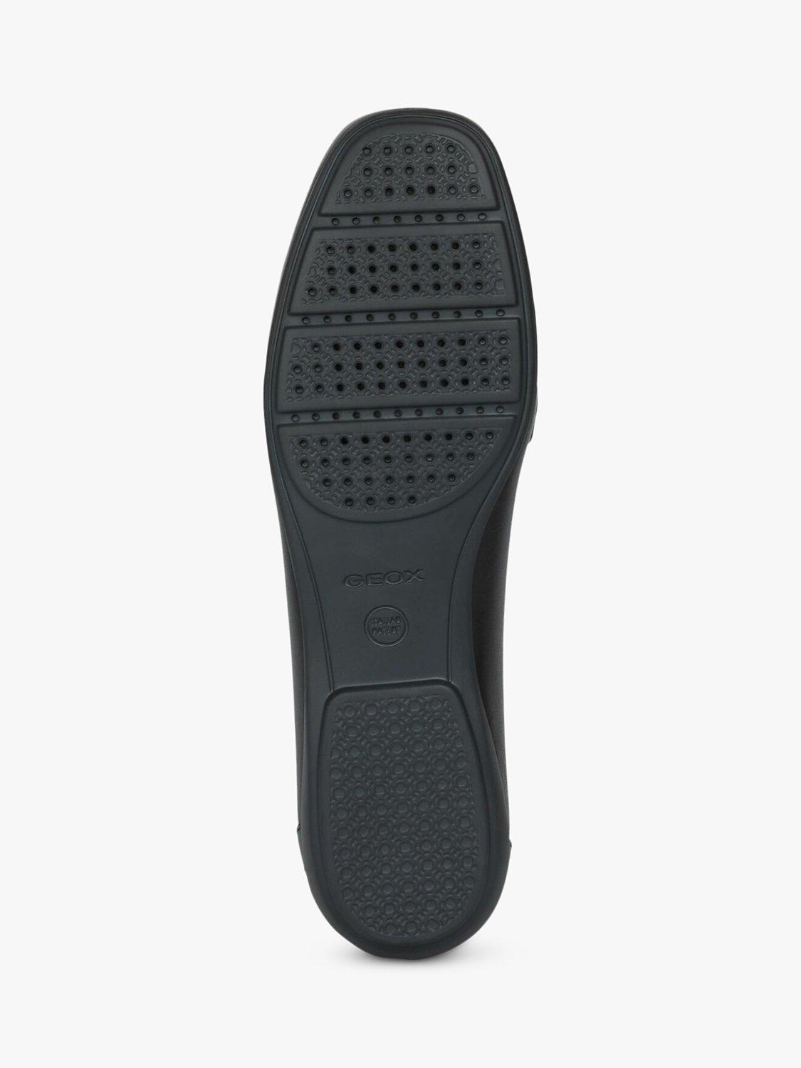 Product image 7 of 7, which shows Geox Women's Annytah Leather Moccasins, Black, Black, 3