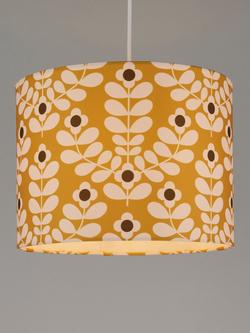 Orla Kiely Juniper Stem Lampshade, Yellow, Yellow