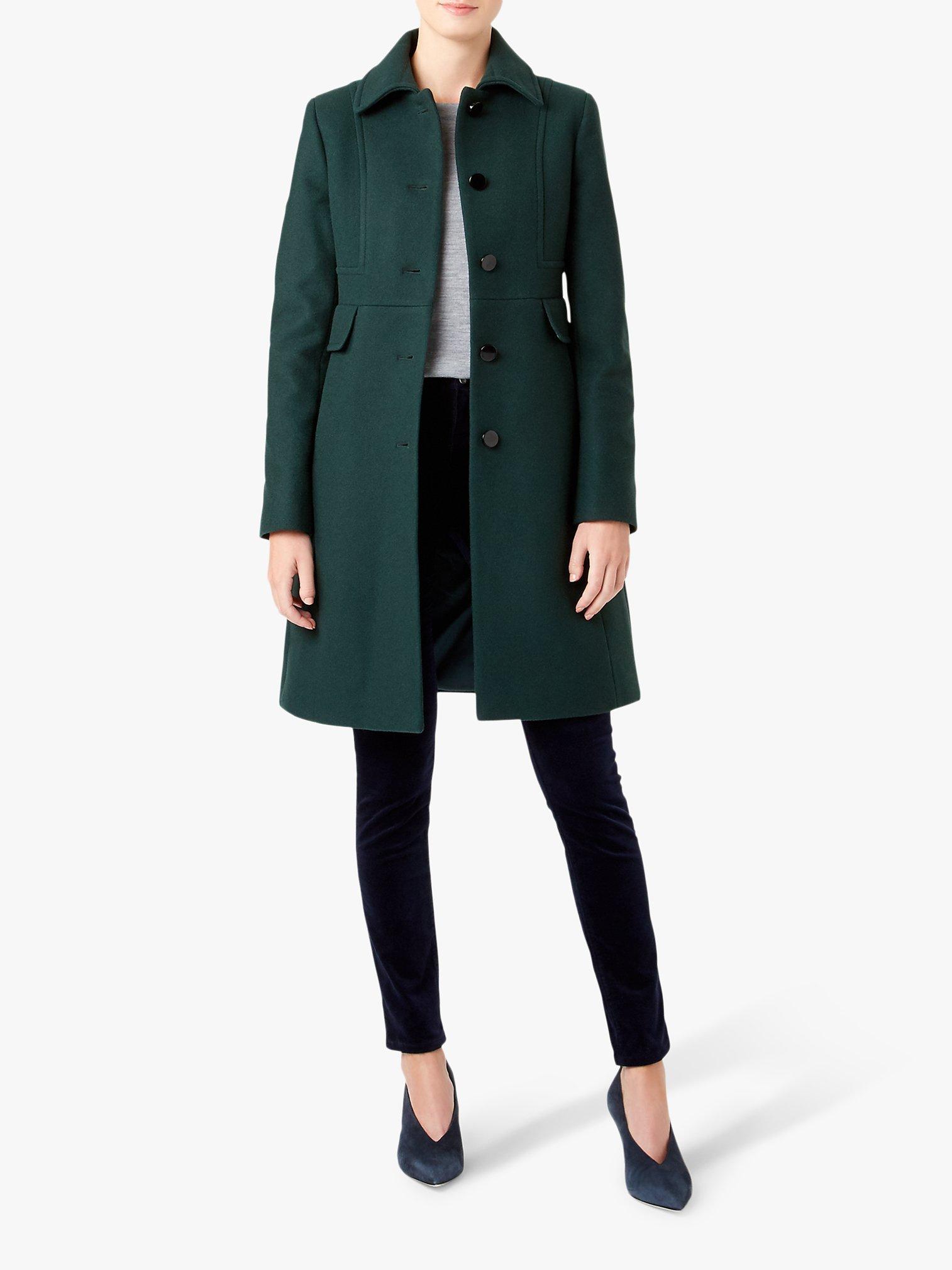 Hobbs Eris Coat Forest Green