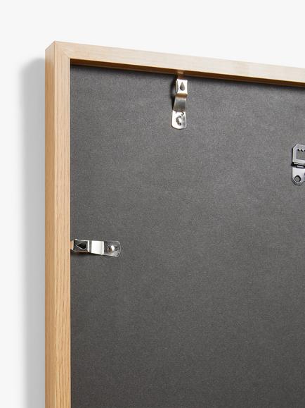 John Lewis Poster Frame & Mount - view 2, Wood Effect
