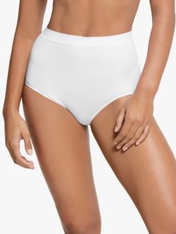 John Lewis Ribbed Full Briefs, Pack of 3, Multi - view 2, Multi