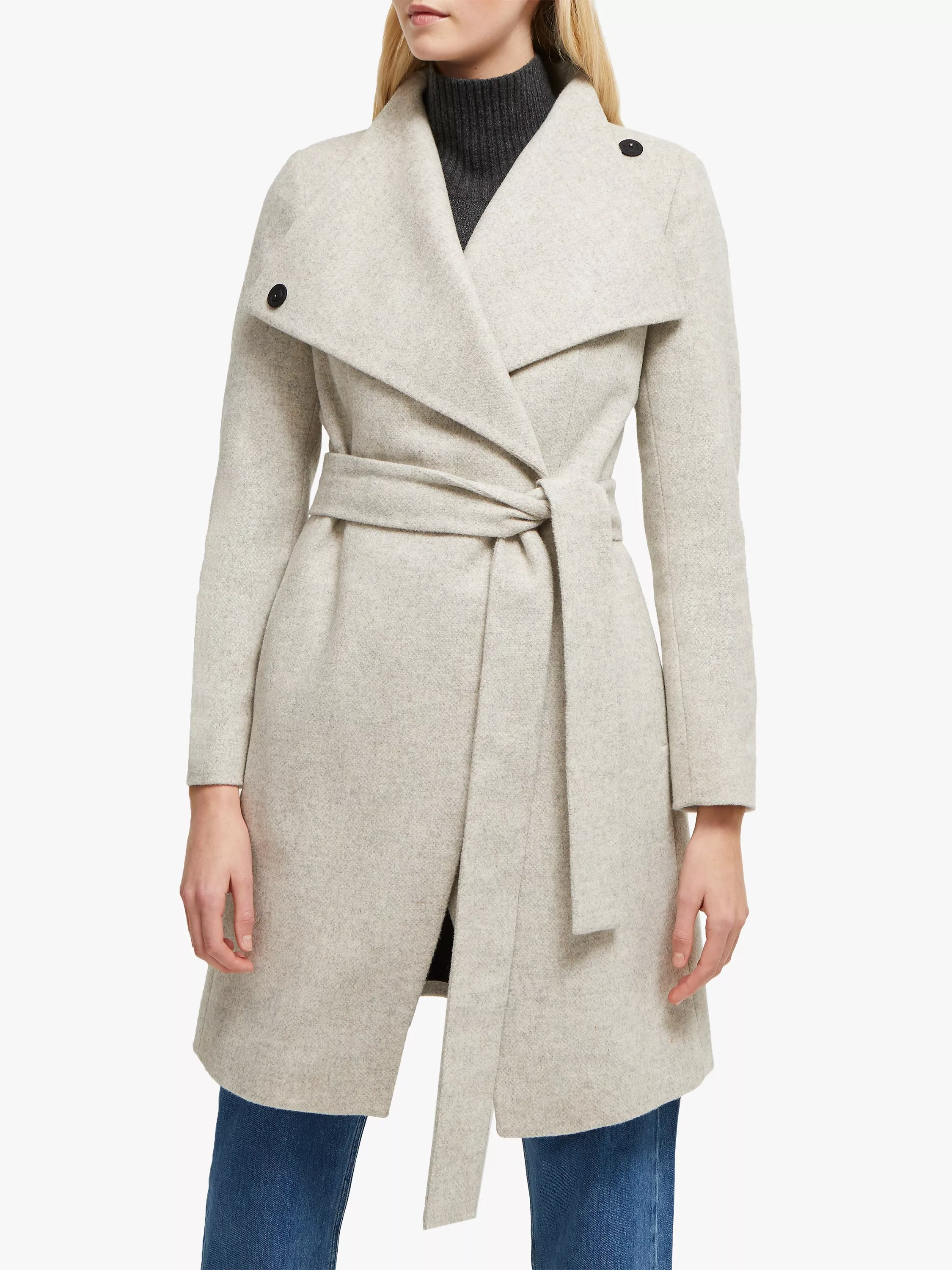 Bellarosa wool belted coat online