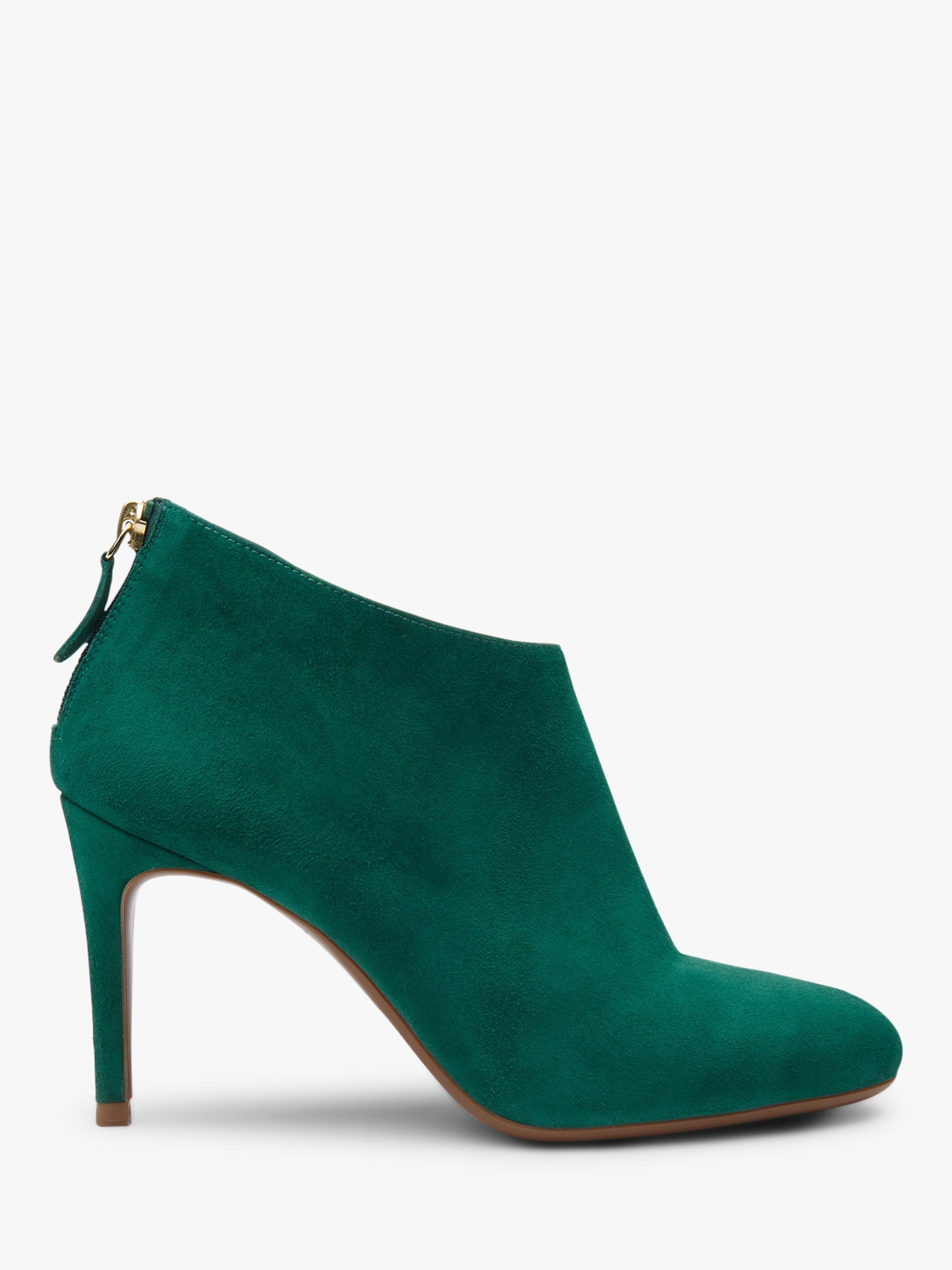 L.K.Bennett Emily Stiletto Heeled Ankle Boots Bright Green