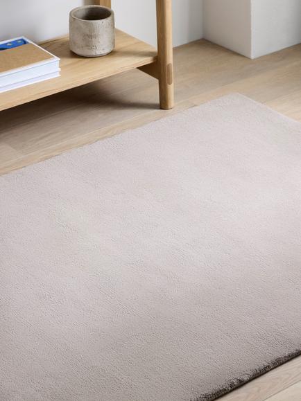 John Lewis Wellington Hand Loomed Pure Wool Rug - view 2, Pale Mole