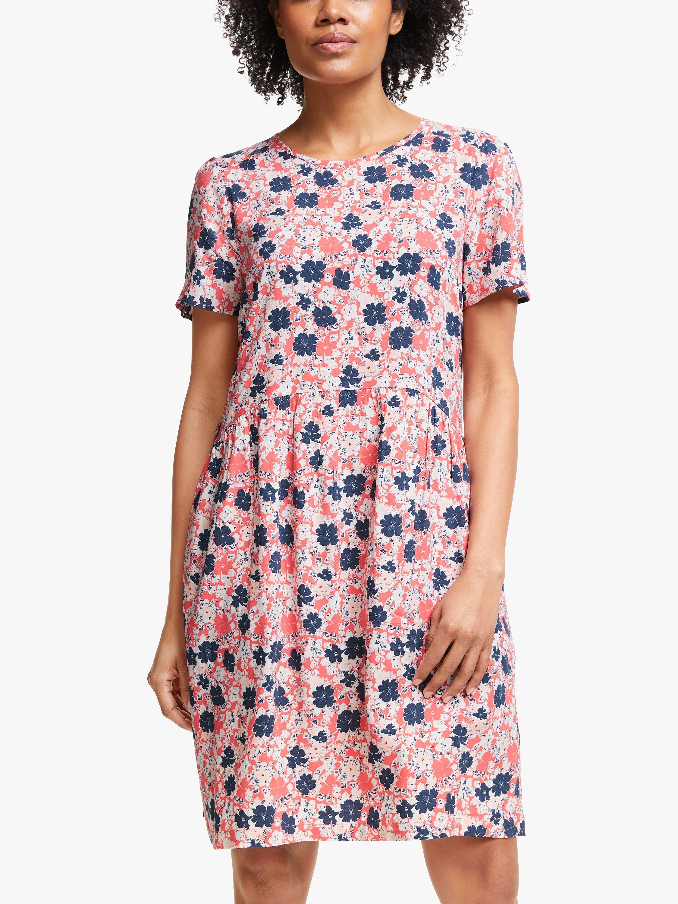 Collection WEEKEND by John Lewis Floral Shift Dress, Pink/Multi