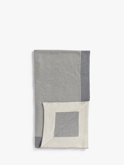 John Lewis Honeycomb Throw, Smoke