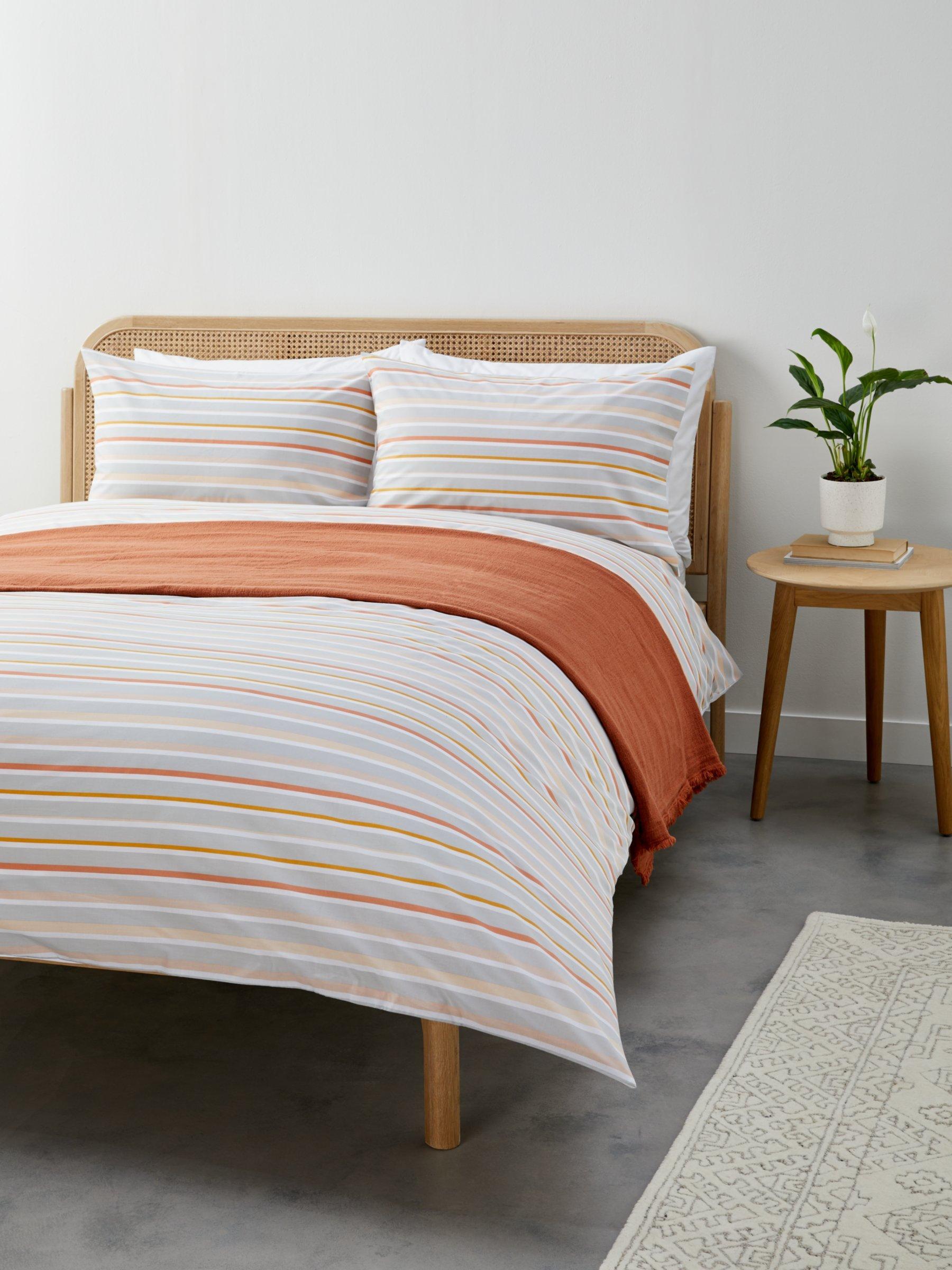 John Lewis & Partners Ombre Stripe Duvet Cover Set