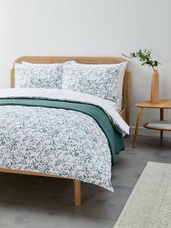 John Lewis Langley Duvet Cover Set - view 2, Green