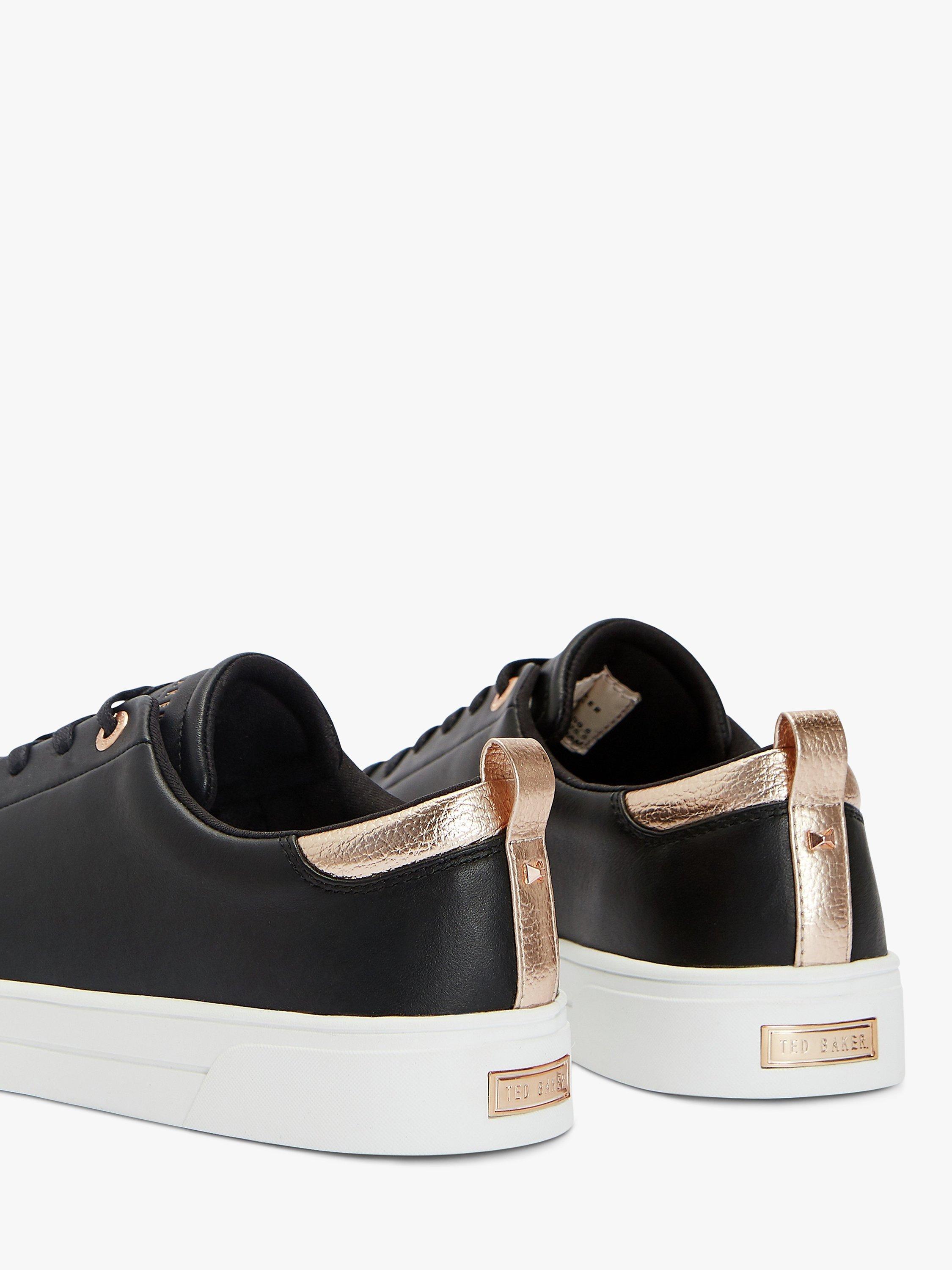 Ted Baker Gielli Leather Trainers Black