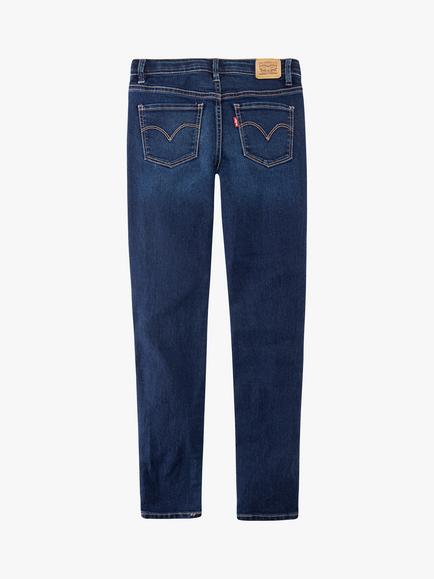 Levi's Girls' 710 Super Skinny Jeans - view 2, Dark Blue