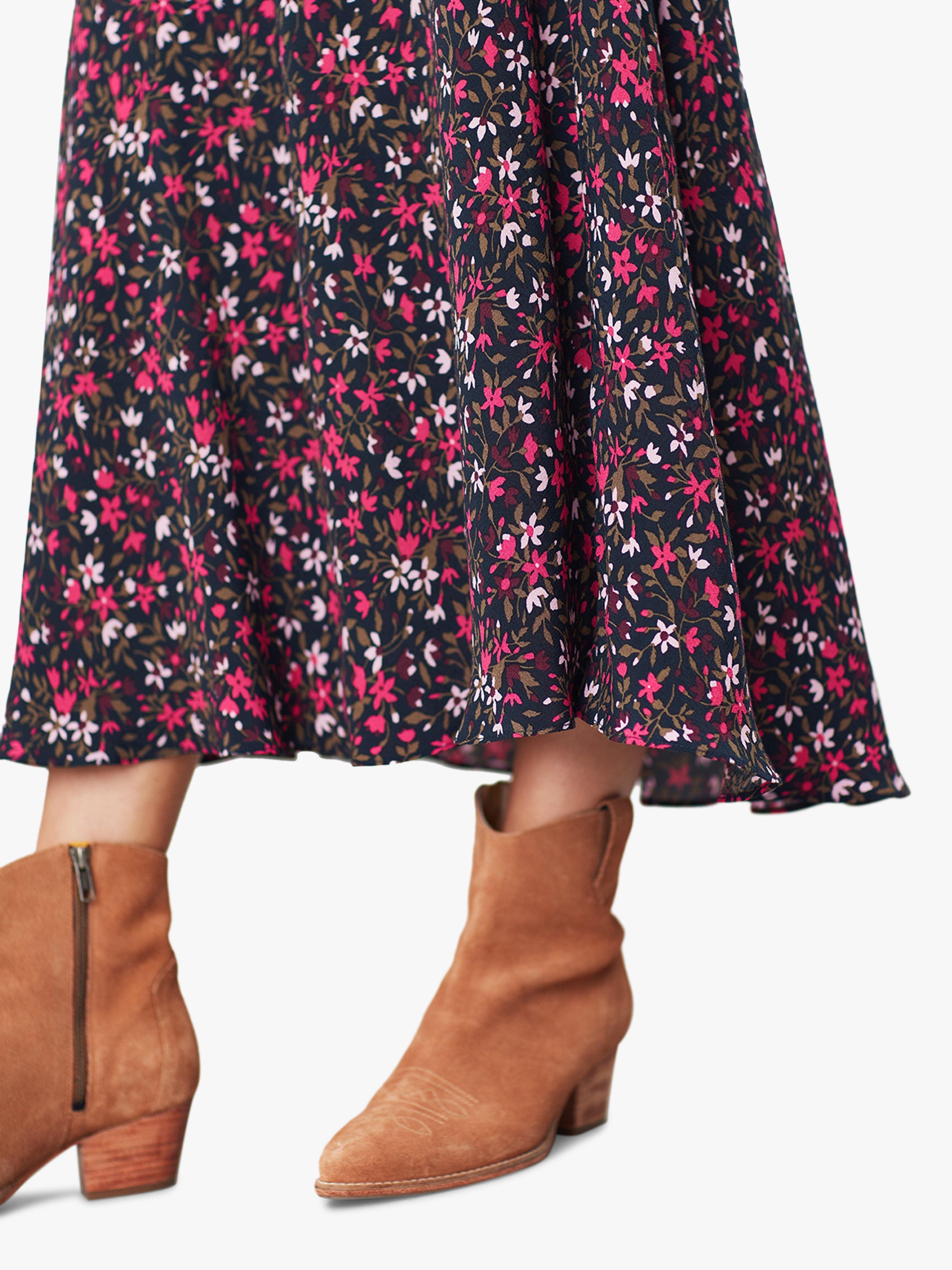 Joules coletta bias cut skirt hotsell