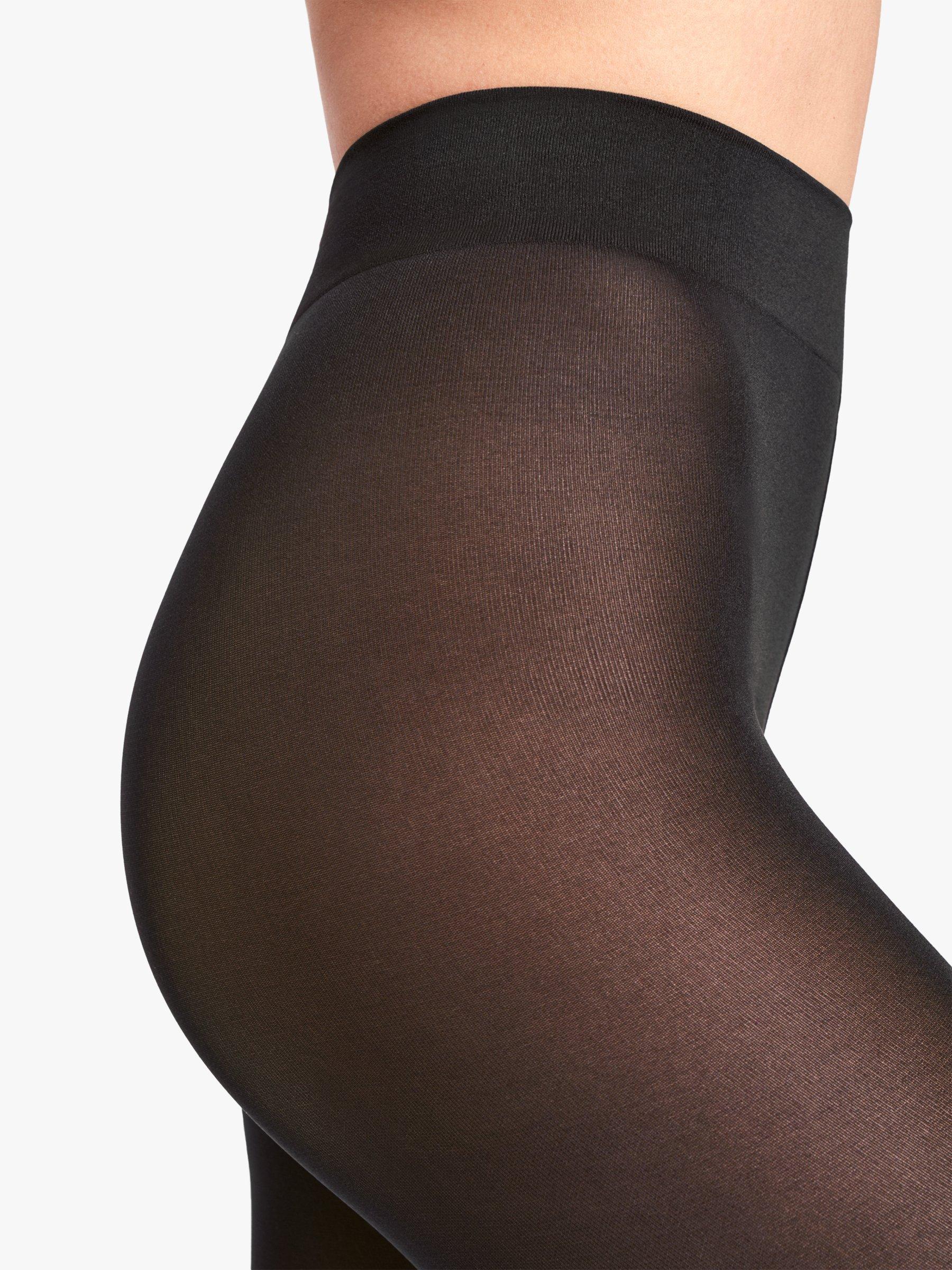 Wolford Velvet de Luxe 66 Opaque Tights, Black, S