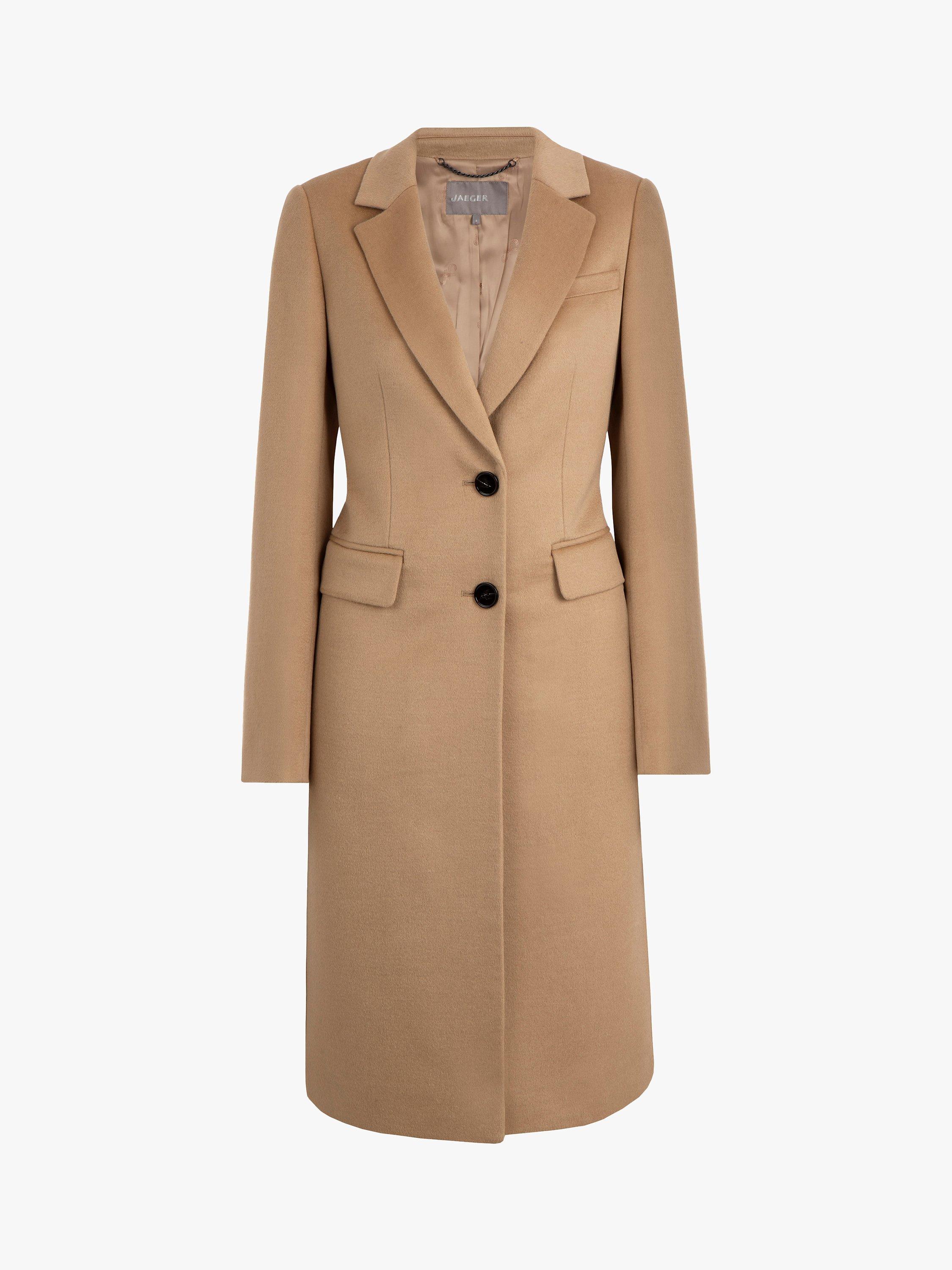 Jaeger camel boyfriend coat hotsell