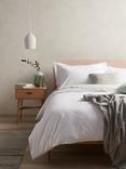 John Lewis Easy Care Organic Cotton 200 Thread Count Bedding, White