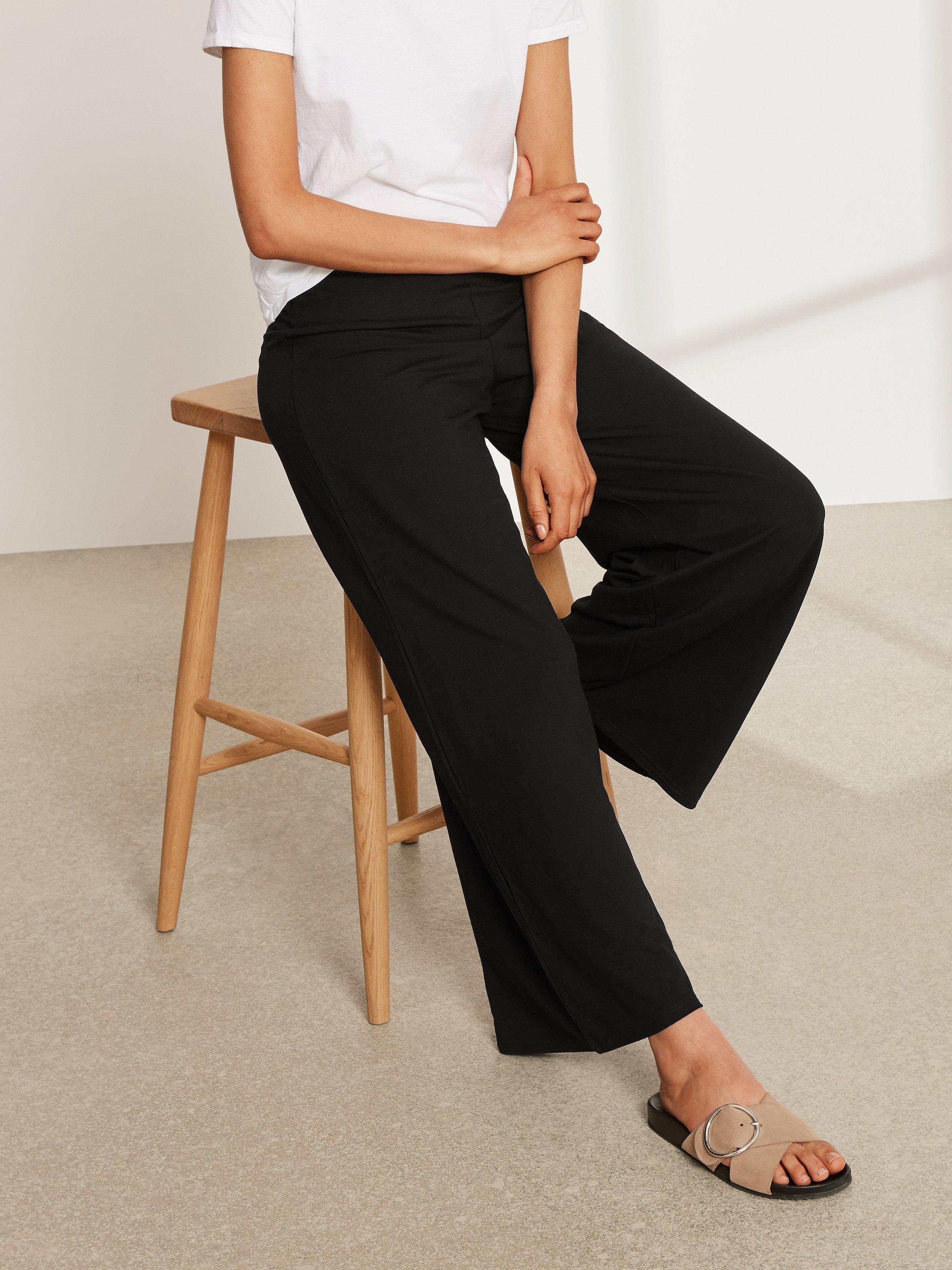 John Lewis Jersey Wide Leg Trousers