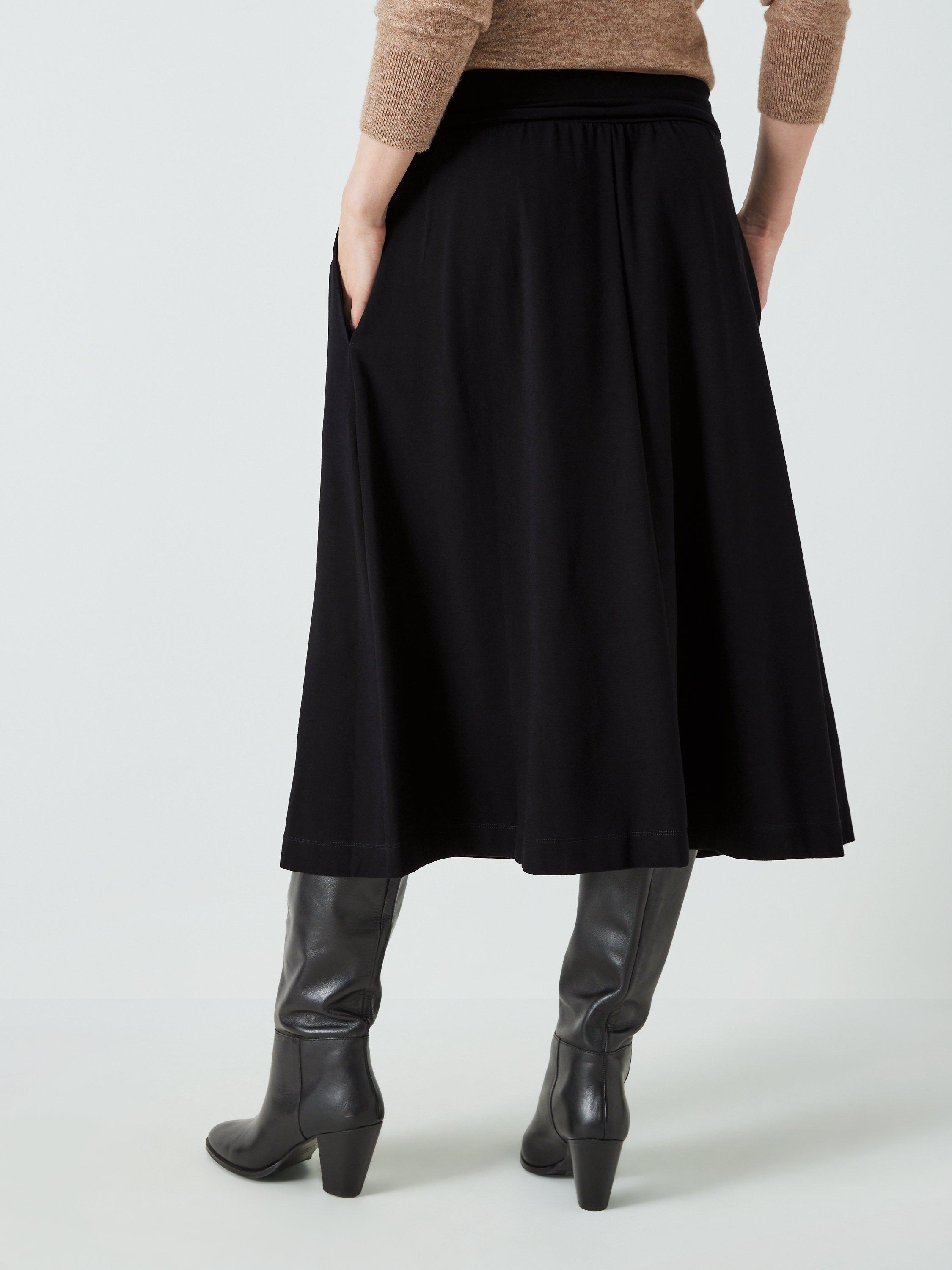 Black pleated midi skirt john lewis sales