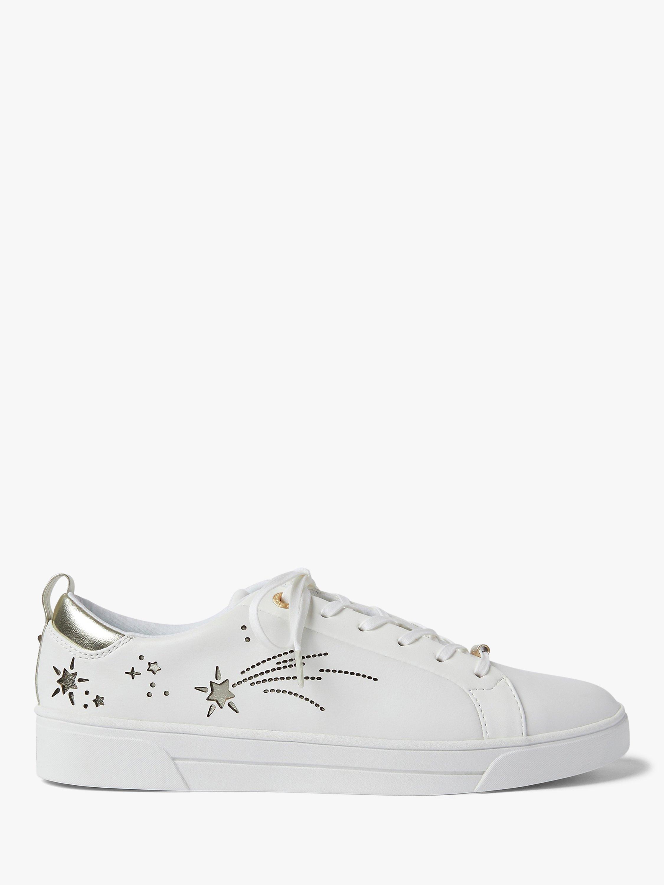 Ted Baker Sanaa Star Embellished Trainers, White