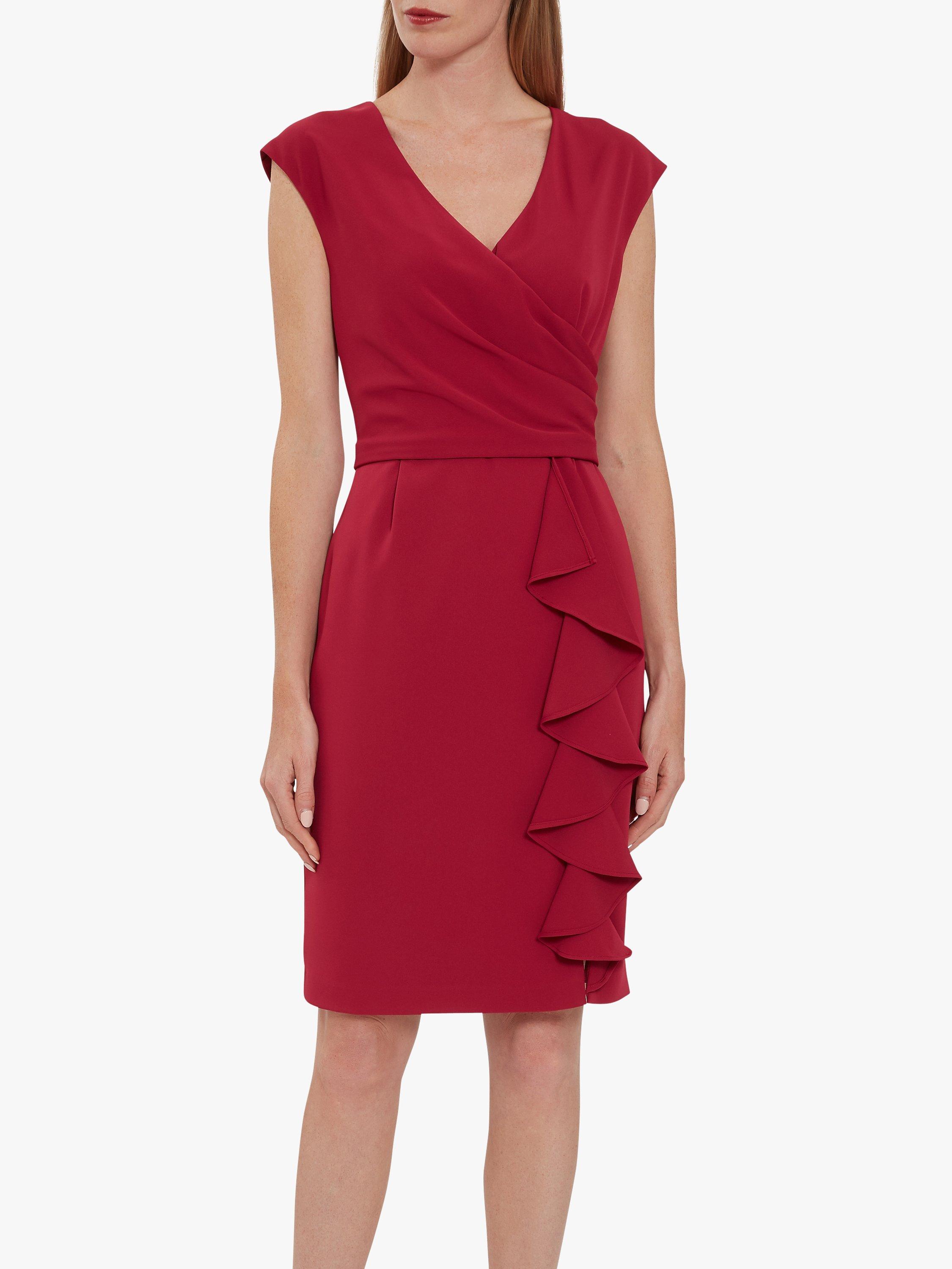 Gina Bacconi Inona Moss Crepe Dress