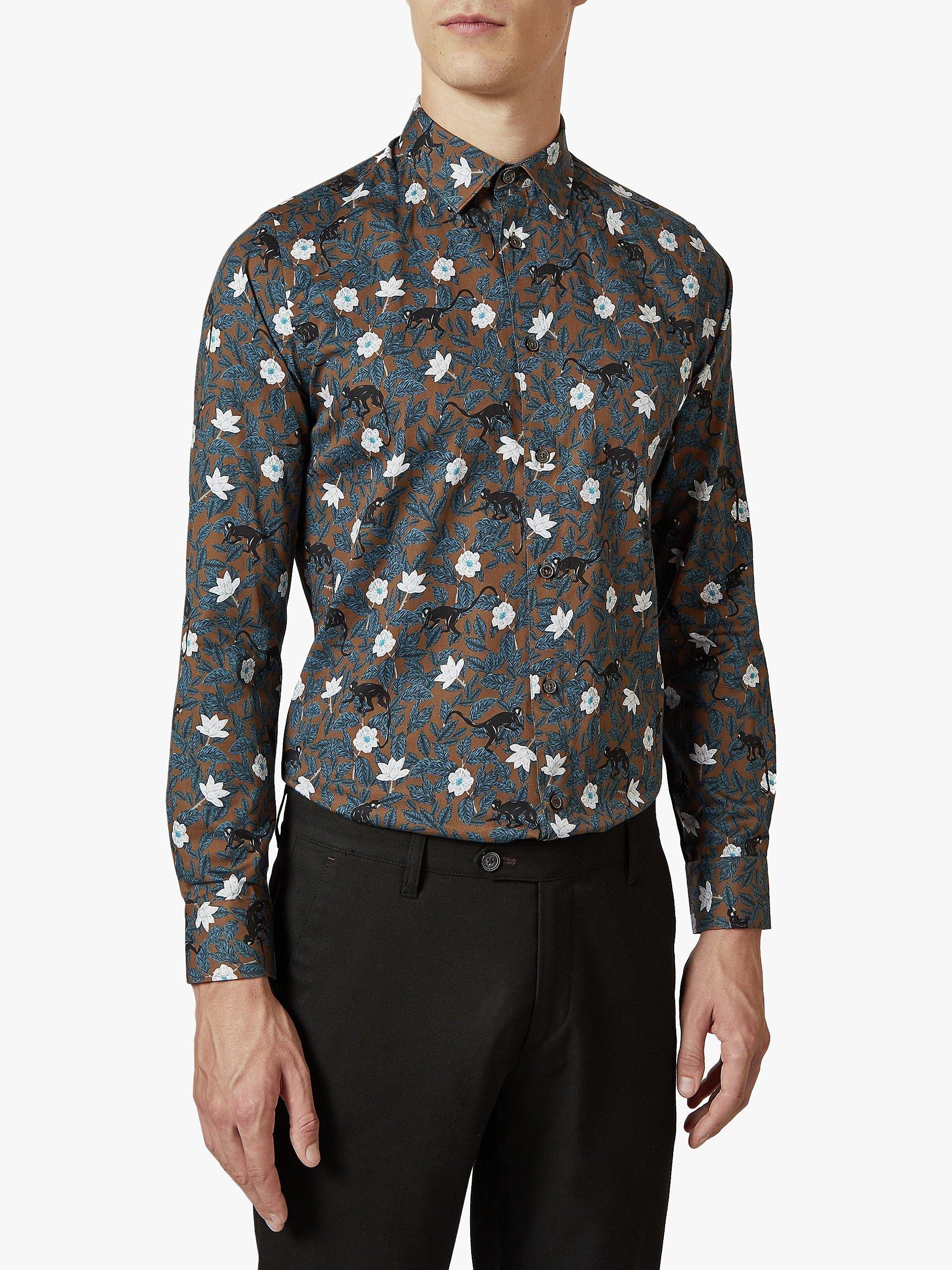 Ted Baker Yeux Monkey Print Shirt