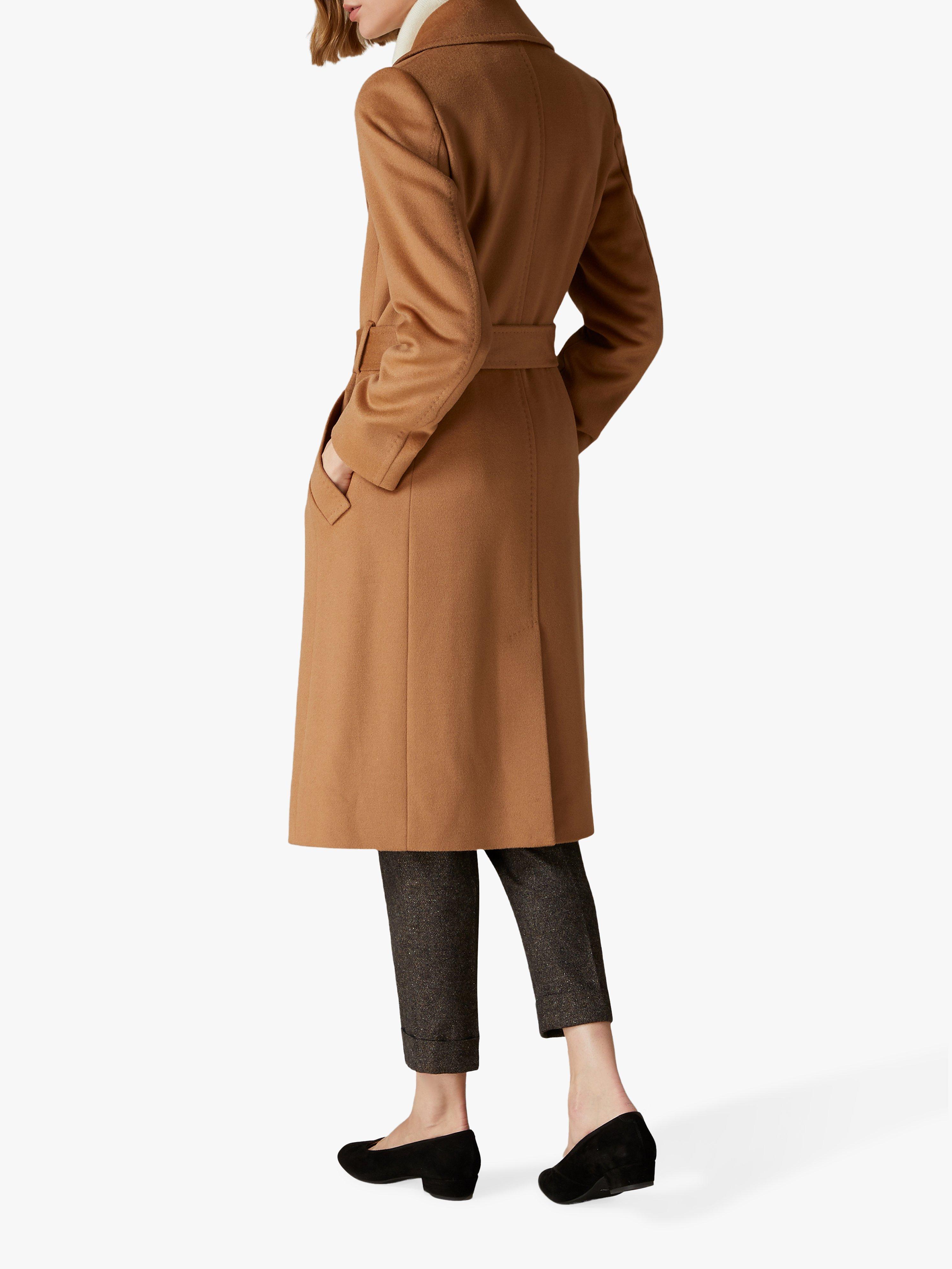 Jaeger Wool Wrap Coat Camel