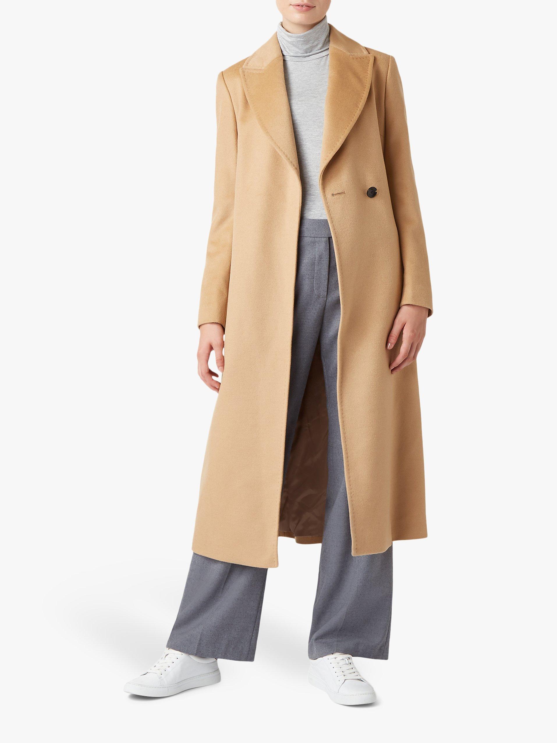 Hobbs Olivia Wool Coat Camel