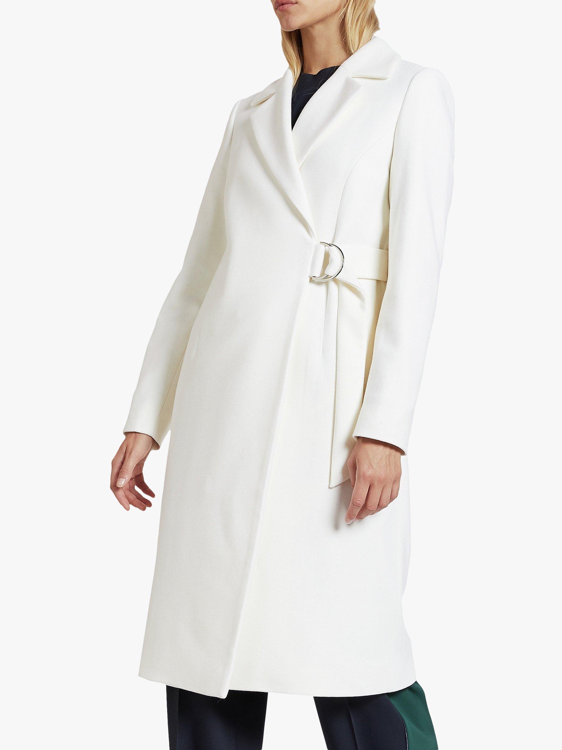 Ted Baker Dezpina Wool Blend Belted Wrap Coat