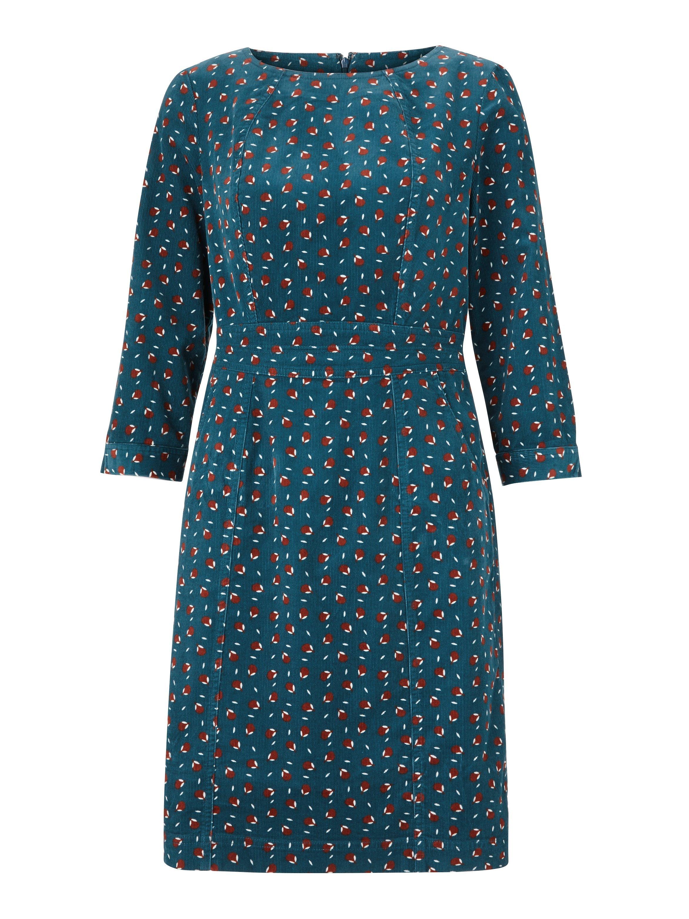 Boden Coraline Cord Dress, Baltic Pear