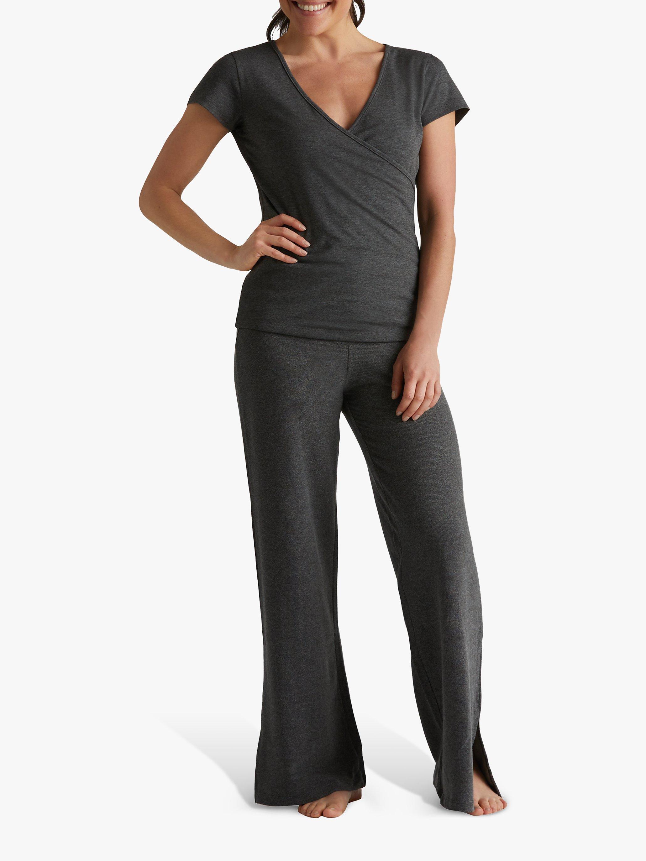 M Life Ballet Yoga Top, Flint Melange, M