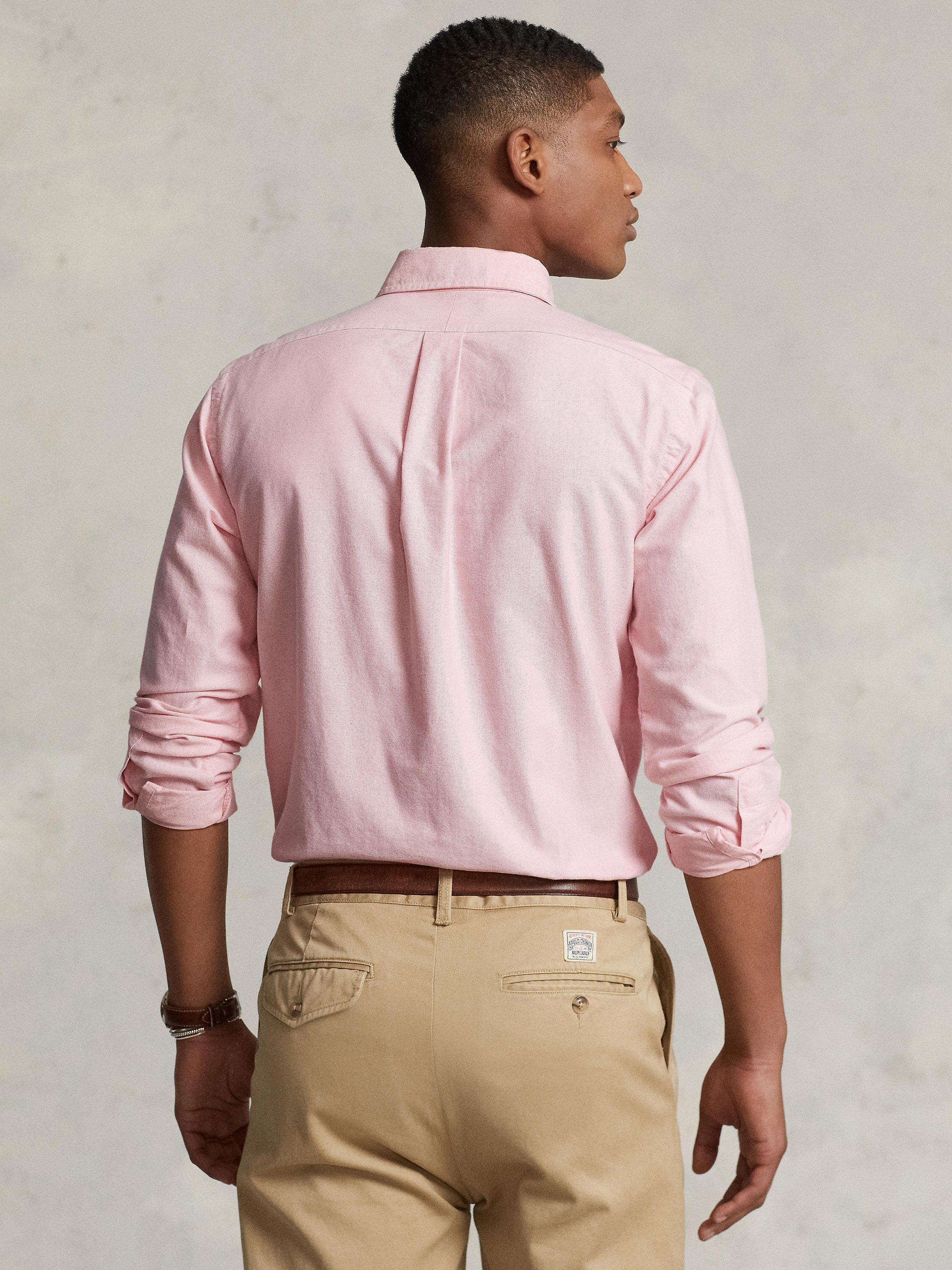 Polo Ralph Lauren Slim Fit Oxford Shirt Pink