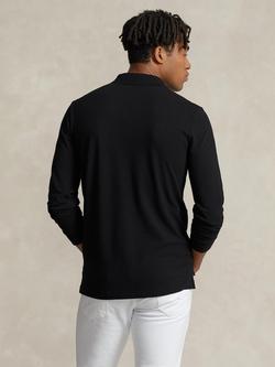 Polo Ralph Lauren Custom Slim Fit Long Sleeve Polo Shirt - view 2, Polo Black