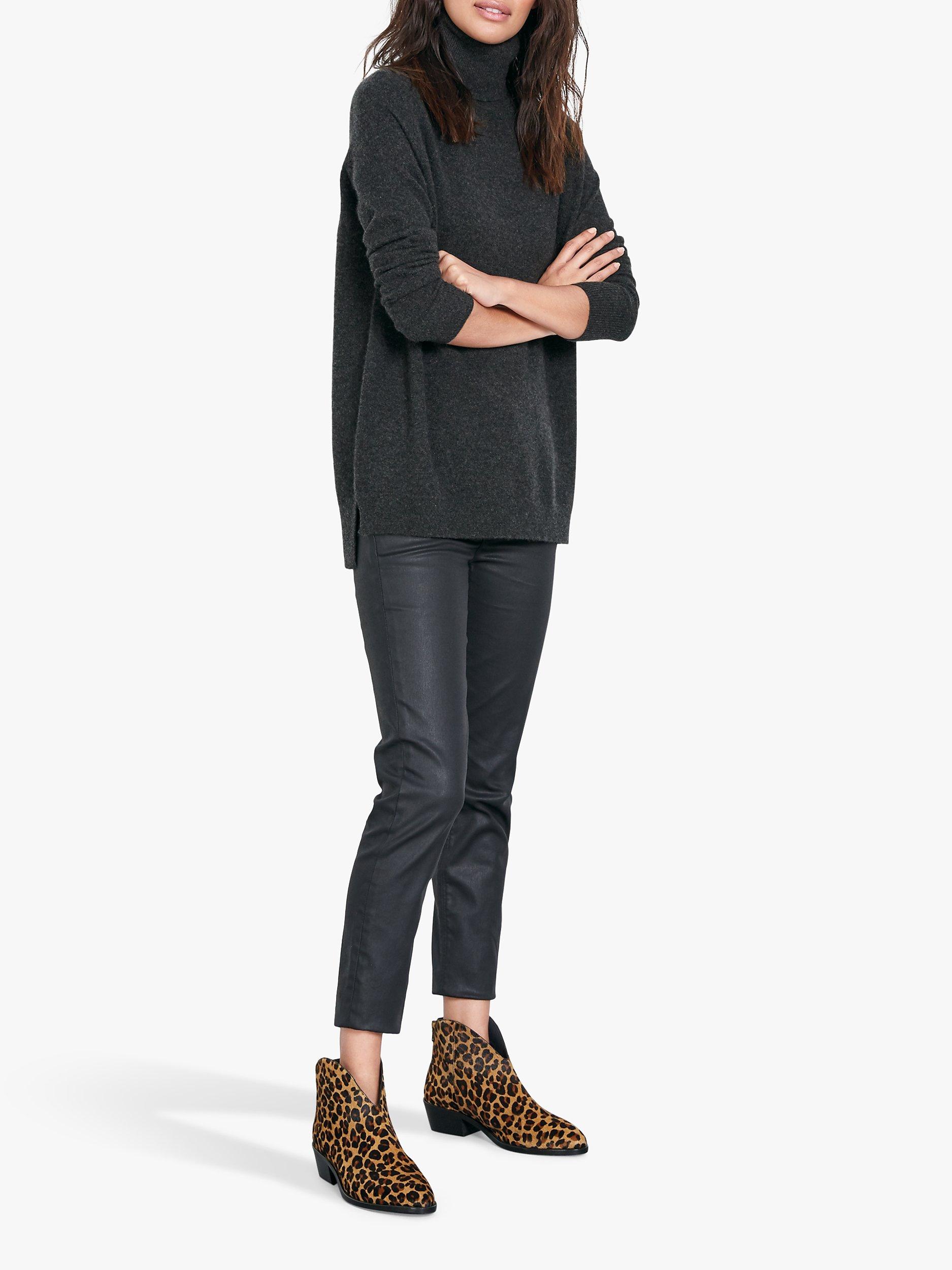 HUSH Cashmere Roll Neck Jumper