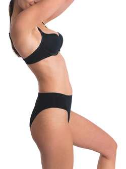 Maison Lejaby Les Invisibles High Waisted Briefs - view 2, Black