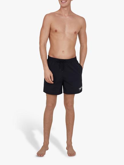 Speedo Essentials 16" Swim Shorts, Black
