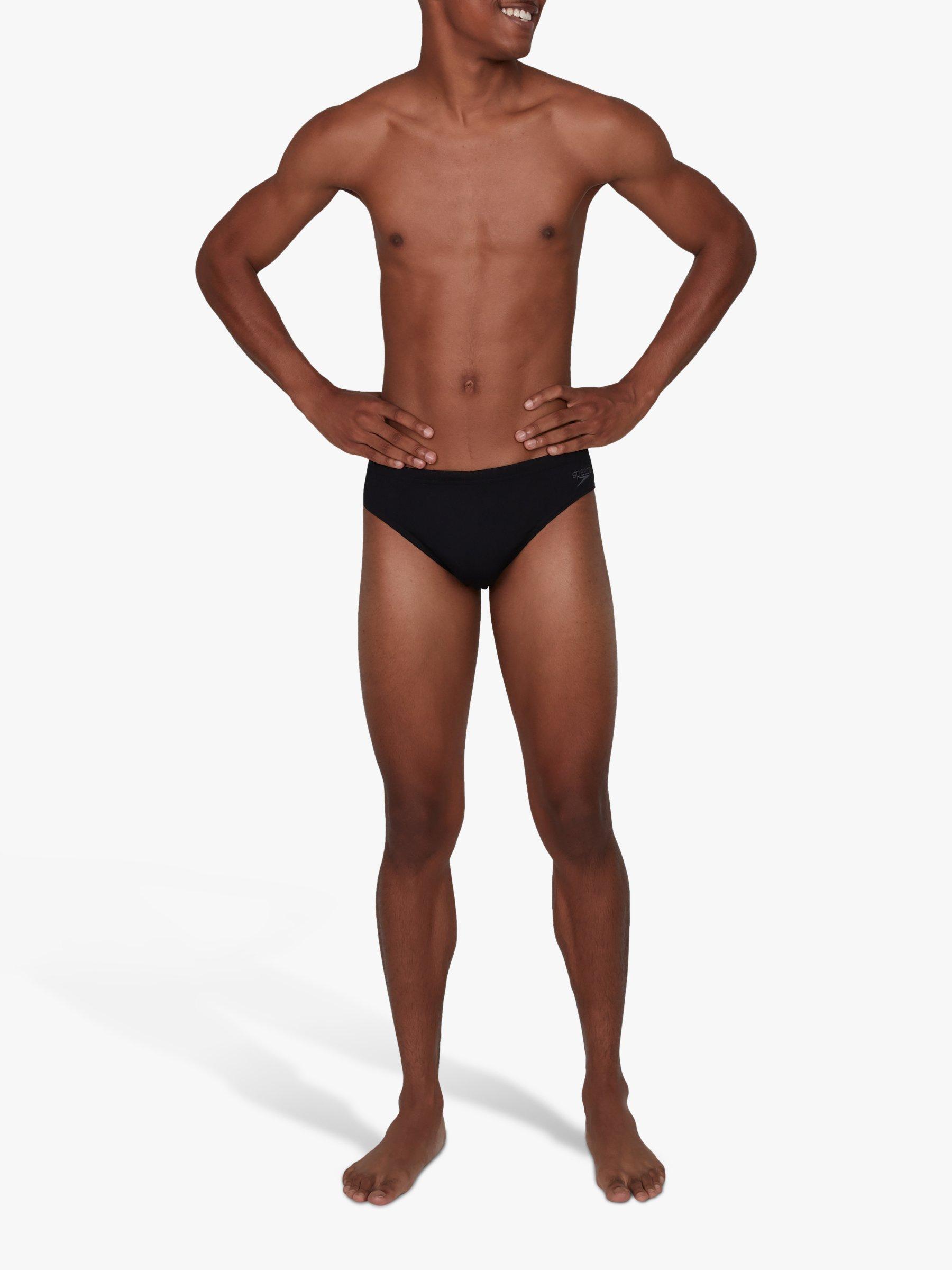 Speedo Essential Endurance+ 7cm Swim Briefs, Black