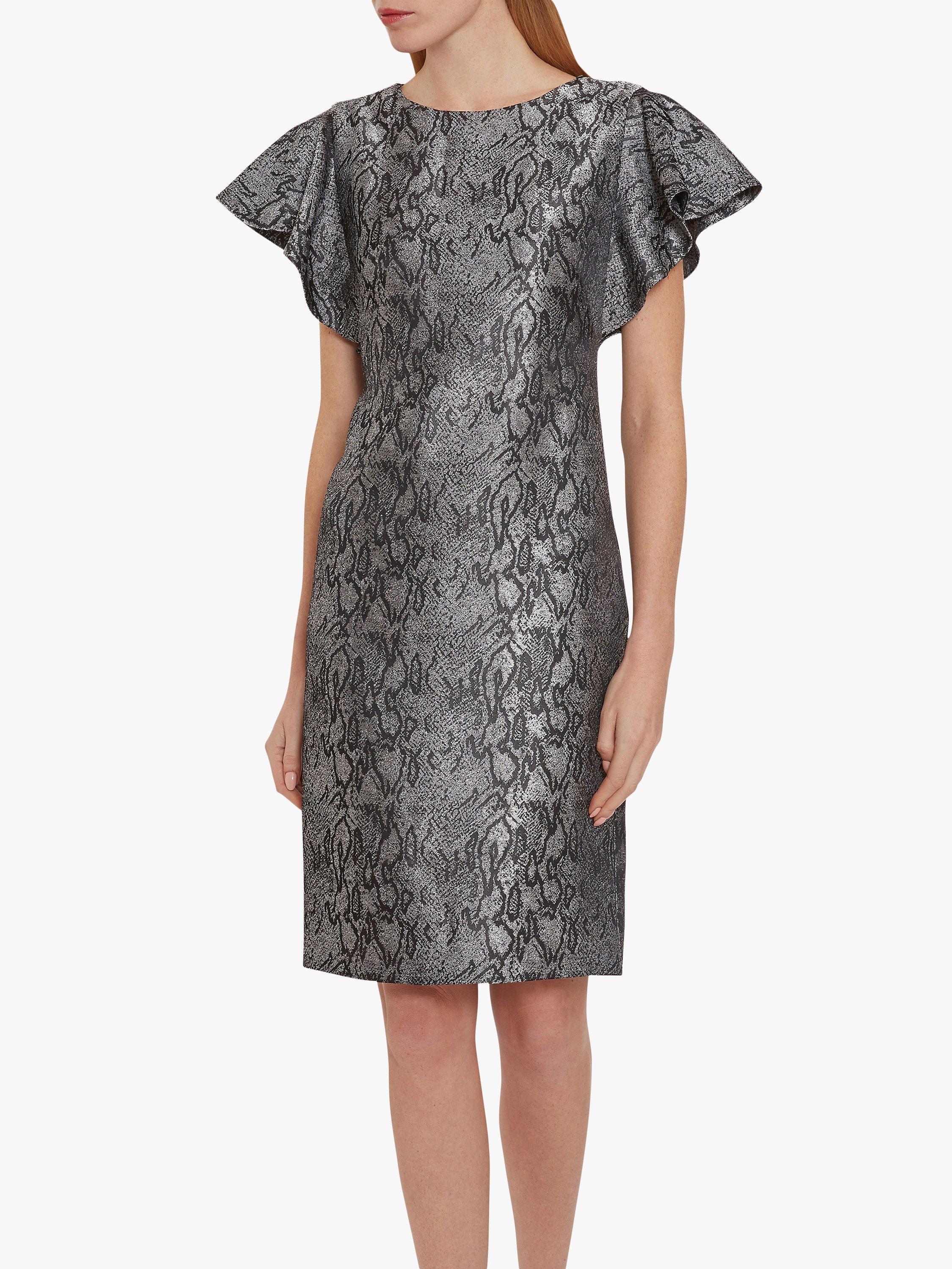 Gina Bacconi Joslyn Snake Dress, Multi