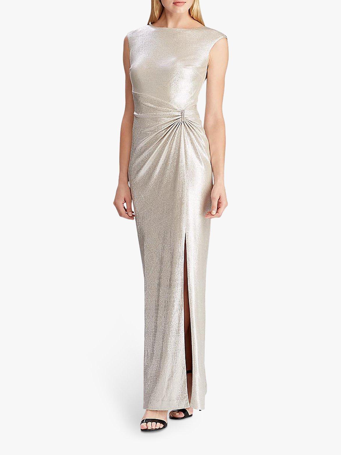 Silver ralph lauren dress online