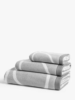 Orla Kiely Linear Stem Towels, Grey