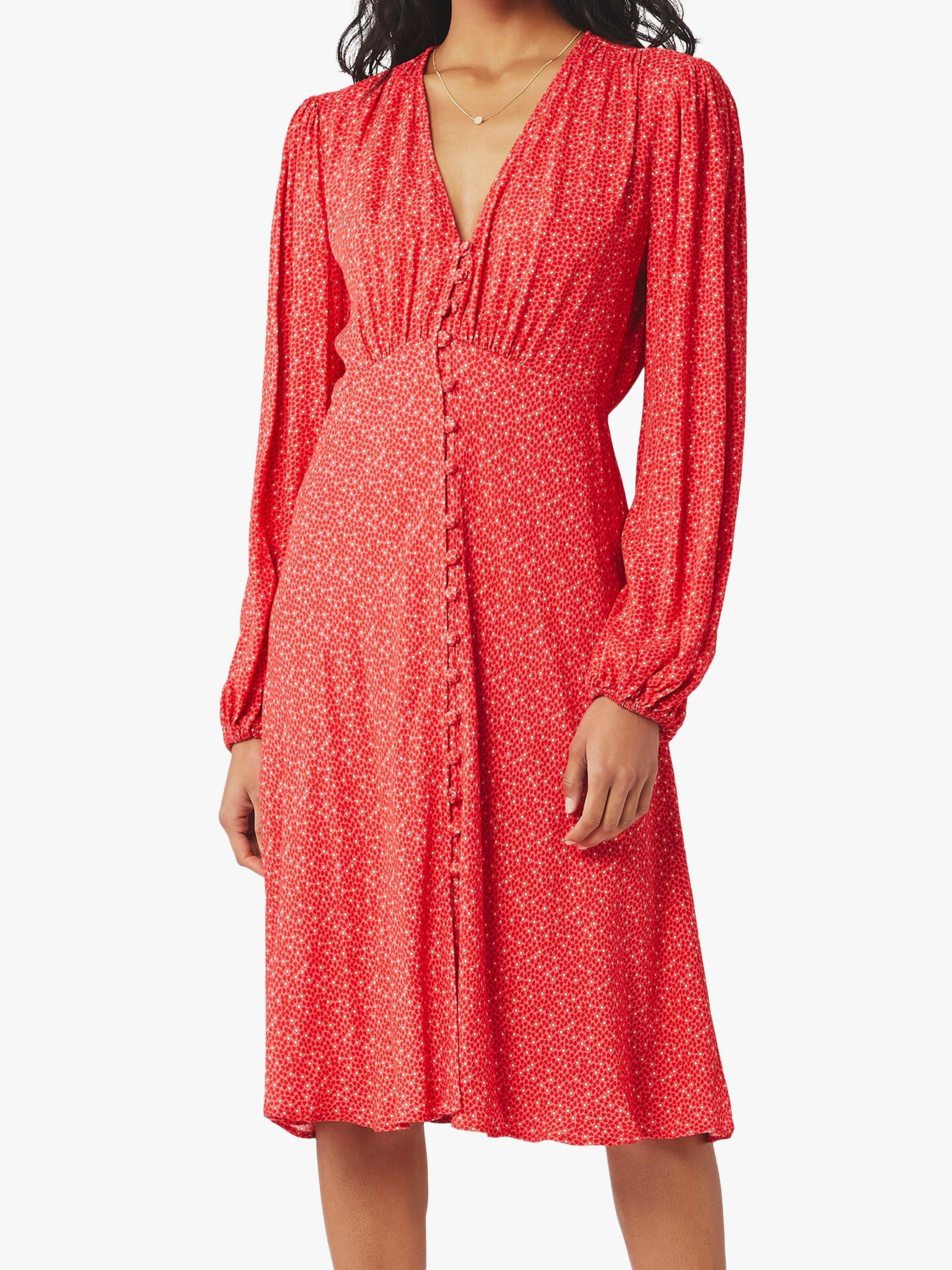 Ghost Estelle Heart Dress, Mika Red